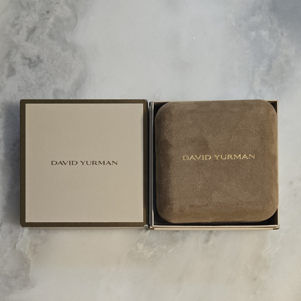 David Yurman Tan Suede Jewelry Box Small